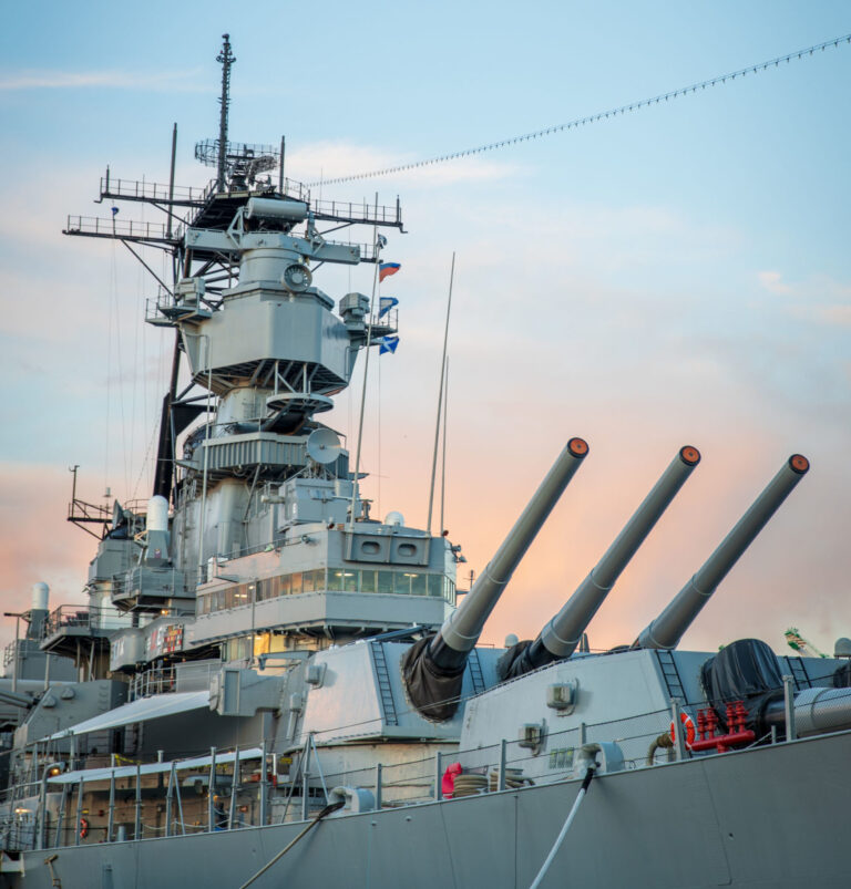 San Pedro, CA: Battleship IOWA Museum, Gun Tour