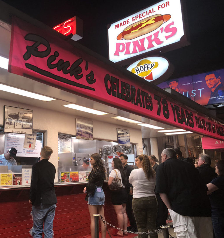 CA: LA, Pink’s Hot Dogs