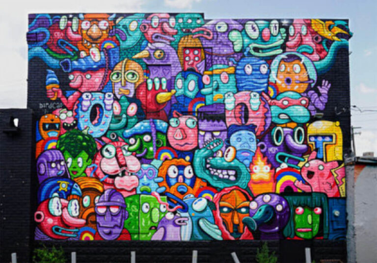 BLKOUT Walls Mural Festival, Detroit, Michigan